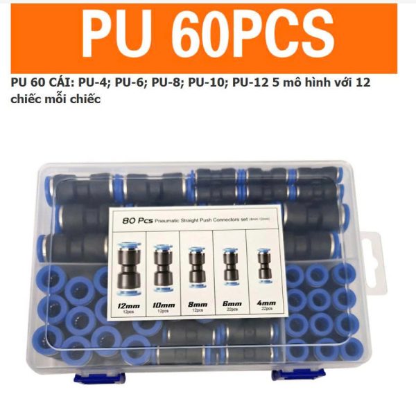Đầu nối nhanh PU/ Khớp nối nhanh PU - Ảnh 7