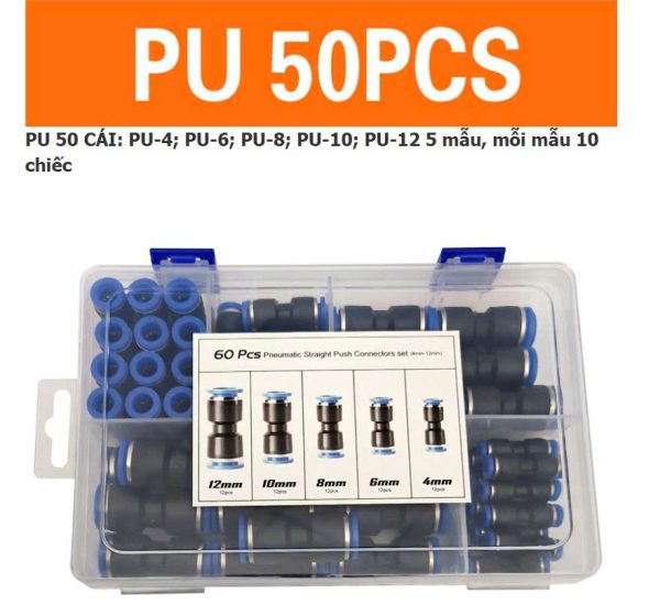 Đầu nối nhanh PU/ Khớp nối nhanh PU - Ảnh 6