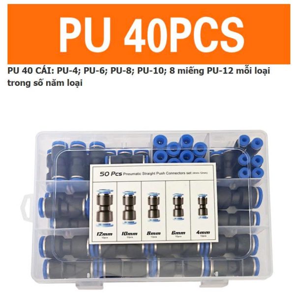 Đầu nối nhanh PU/ Khớp nối nhanh PU - Ảnh 5